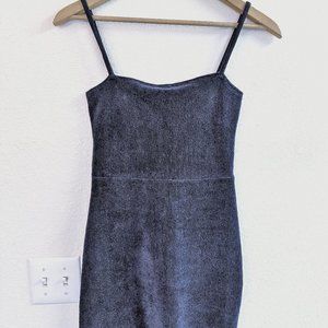 Forever 21 Navy Blue Corduroy Mini Dress